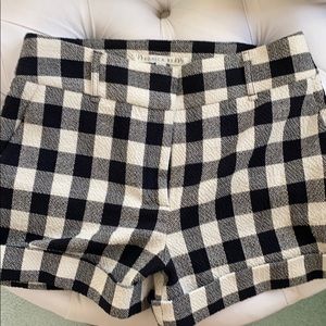 Veronica Beard Black & White Gingham Carito Short